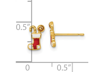 14k Yellow Gold Earrings Style GK1219 - Classique Jewelry Inc.