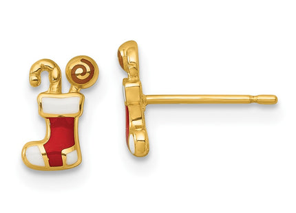 14k Yellow Gold Earrings Style GK1219 - Classique Jewelry Inc.