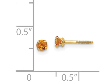 14k Yellow Gold Earrings Style GK122 - Classique Jewelry Inc.