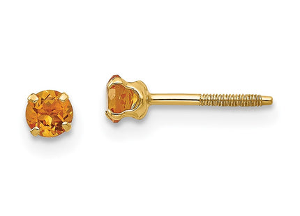 14k Yellow Gold Earrings Style GK122 - Classique Jewelry Inc.