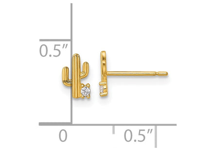 14k Yellow Gold Earrings Style GK1223 - Classique Jewelry Inc.