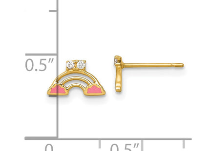 14k Yellow Gold Earrings Style GK1224 - Classique Jewelry Inc.