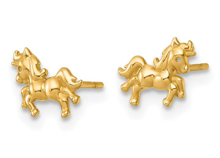 14k Yellow Gold Earrings Style GK1225 - Classique Jewelry Inc.