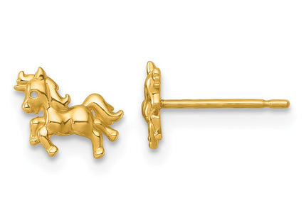 14k Yellow Gold Earrings Style GK1225 - Classique Jewelry Inc.