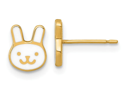 14k Yellow Gold Earrings Style GK1226 - Classique Jewelry Inc.