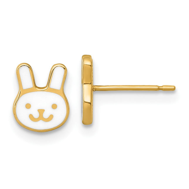 14k Yellow Gold Earrings Style GK1226 - Classique Jewelry Inc.