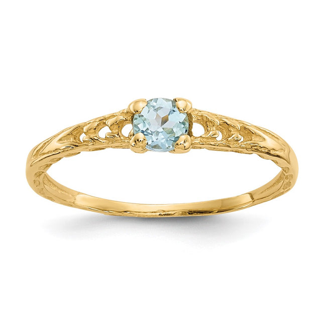 14k Yellow Gold Rings Style GK126 - Classique Jewelry Inc.