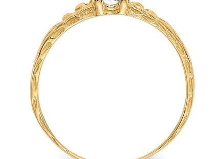 14k Yellow Gold Rings Style GK127 - Classique Jewelry Inc.
