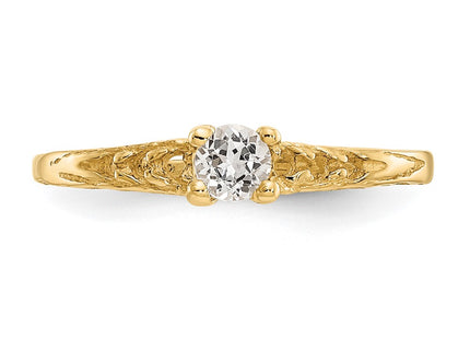 14k Yellow Gold Rings Style GK127 - Classique Jewelry Inc.
