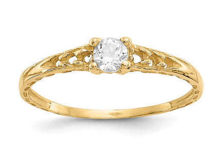 14k Yellow Gold Rings Style GK127 - Classique Jewelry Inc.