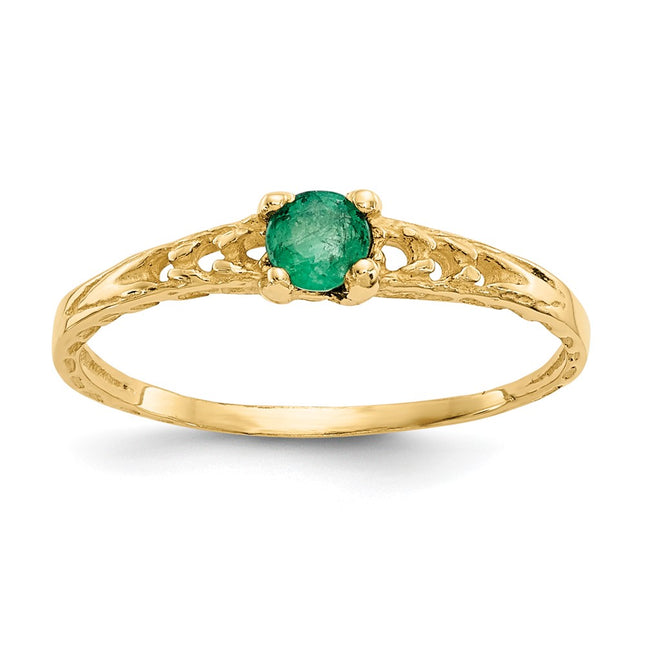 14k Yellow Gold Rings Style GK128 - Classique Jewelry Inc.