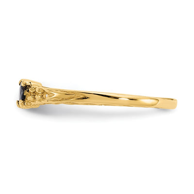 14K Madi K Sapphire Birthstone Baby Ring