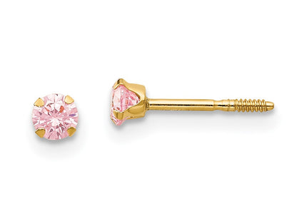 14k Yellow Gold Earrings Style GK143 - Classique Jewelry Inc.