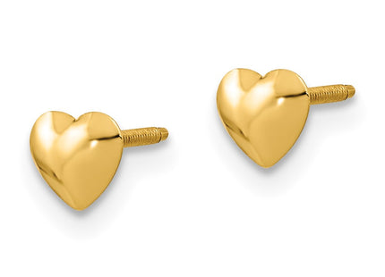 14k Yellow Gold Earrings Style GK172 - Classique Jewelry Inc.