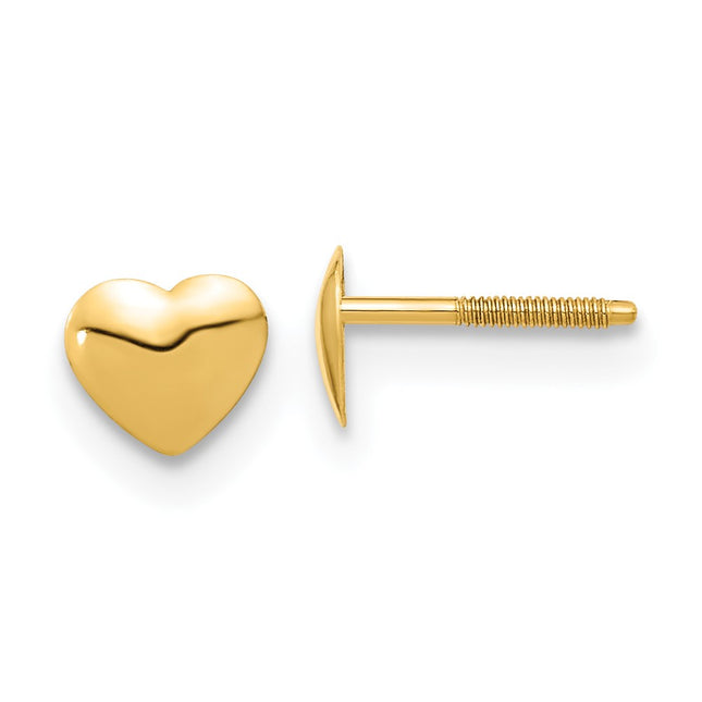 14k Yellow Gold Earrings Style GK172 - Classique Jewelry Inc.