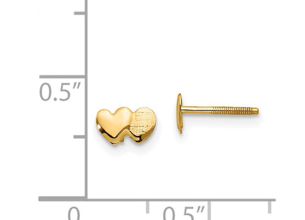 14k Yellow Gold Earrings Style GK179 - Classique Jewelry Inc.