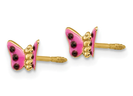 14k Yellow Gold Earrings Style GK183 - Classique Jewelry Inc.