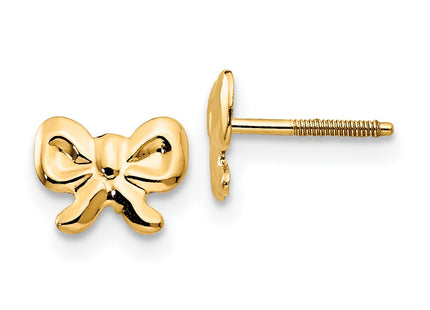 14k Yellow Gold Earrings Style GK188 - Classique Jewelry Inc.
