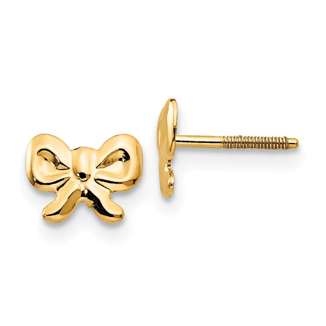 14k Yellow Gold Earrings Style GK188 - Classique Jewelry Inc.