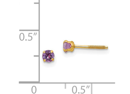 14k Yellow Gold Earrings Style GK194 - Classique Jewelry Inc.