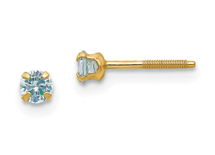 14k Yellow Gold Earrings Style GK195 - Classique Jewelry Inc.