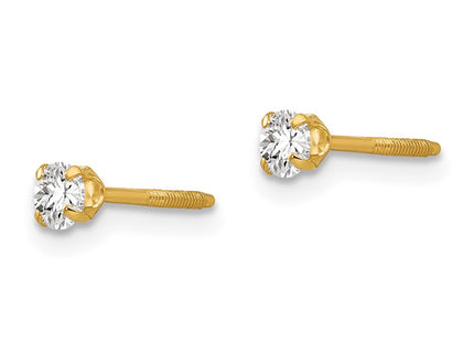 14k Yellow Gold Earrings Style GK196 - Classique Jewelry Inc.