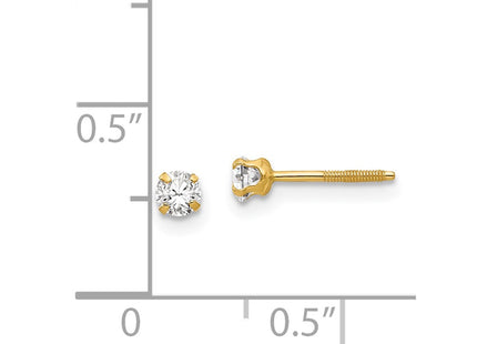 14k Yellow Gold Earrings Style GK196 - Classique Jewelry Inc.