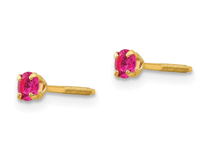 14k Yellow Gold Earrings Style GK199 - Classique Jewelry Inc.