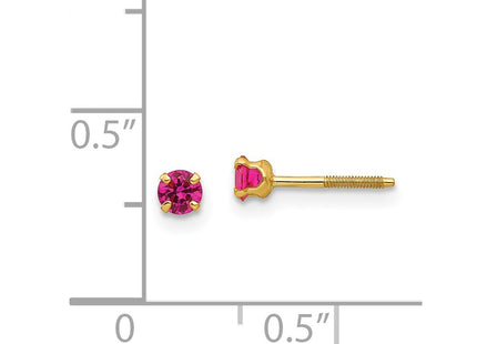 14k Yellow Gold Earrings Style GK199 - Classique Jewelry Inc.