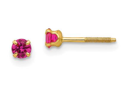 14k Yellow Gold Earrings Style GK199 - Classique Jewelry Inc.