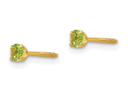 14k Yellow Gold Earrings Style GK200 - Classique Jewelry Inc.