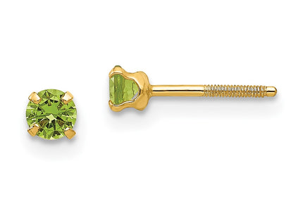 14k Yellow Gold Earrings Style GK200 - Classique Jewelry Inc.