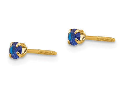 14k Yellow Gold Earrings Style GK201 - Classique Jewelry Inc.
