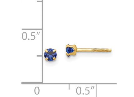 14k Yellow Gold Earrings Style GK201 - Classique Jewelry Inc.