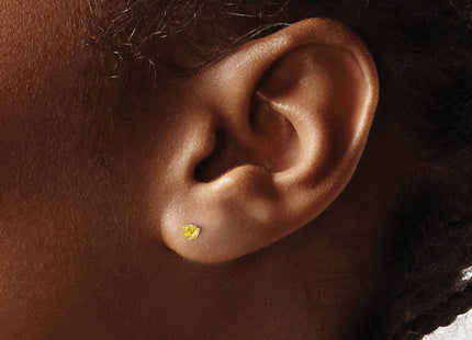 14k Yellow Gold Earrings Style GK203 - Classique Jewelry Inc.