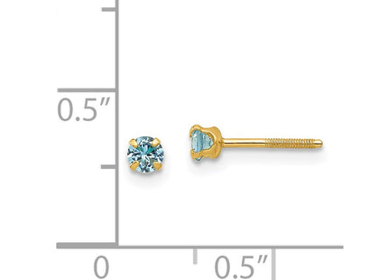 14k Yellow Gold Earrings Style GK204 - Classique Jewelry Inc.