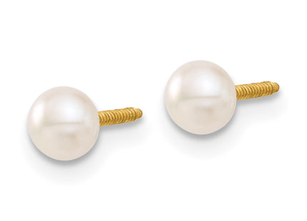 14k Yellow Gold Earrings Style GK247 - Classique Jewelry Inc.