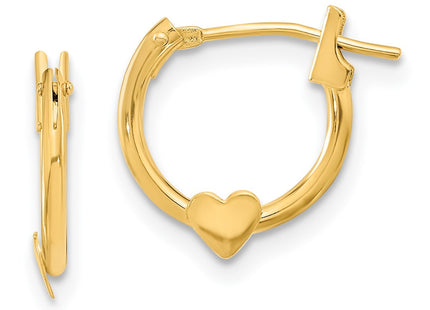 14k Yellow Gold Earrings Style GK254 - Classique Jewelry Inc.