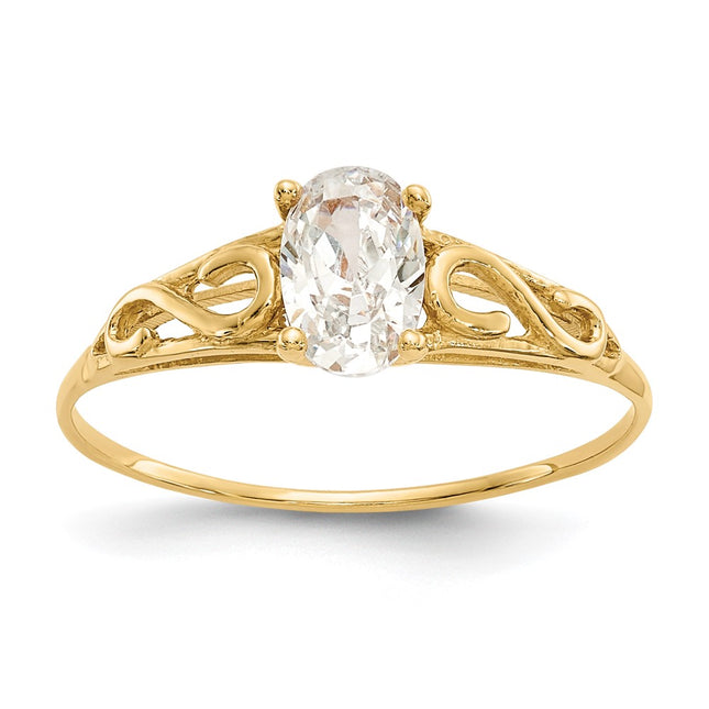 14k Yellow Gold Rings Style GK278 - Classique Jewelry Inc.