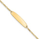 14K Madi K Figaro Baby Oval ID Bracelet