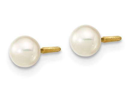 14k Yellow Gold Earrings Style GK415 - Classique Jewelry Inc.