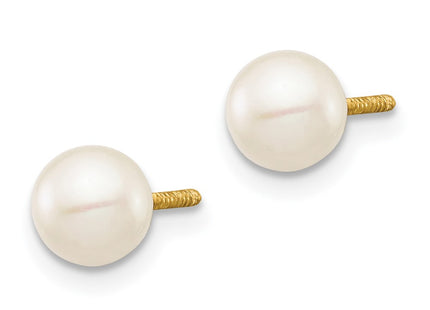 14k Yellow Gold Earrings Style GK416 - Classique Jewelry Inc.