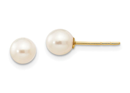 14k Yellow Gold Earrings Style GK416 - Classique Jewelry Inc.