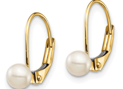 14k Yellow Gold Earrings Style GK420 - Classique Jewelry Inc.