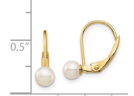 14k Yellow Gold Earrings Style GK420 - Classique Jewelry Inc.