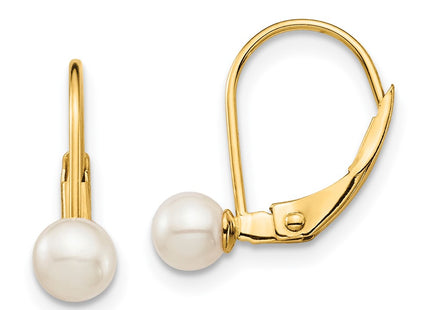 14k Yellow Gold Earrings Style GK420 - Classique Jewelry Inc.