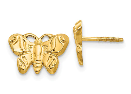 14k Yellow Gold Earrings Style GK427 - Classique Jewelry Inc.