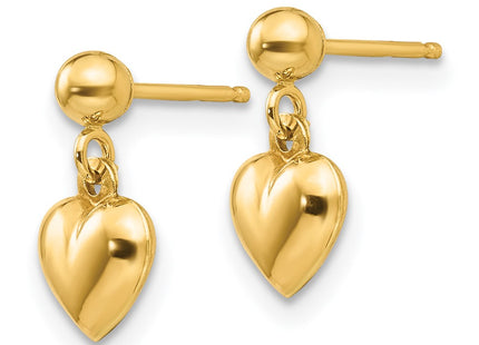 14k Yellow Gold Earrings Style GK511 - Classique Jewelry Inc.