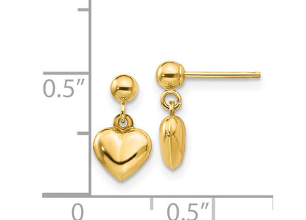 14k Yellow Gold Earrings Style GK511 - Classique Jewelry Inc.