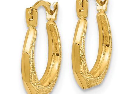 14k Yellow Gold Earrings Style GK536 - Classique Jewelry Inc.